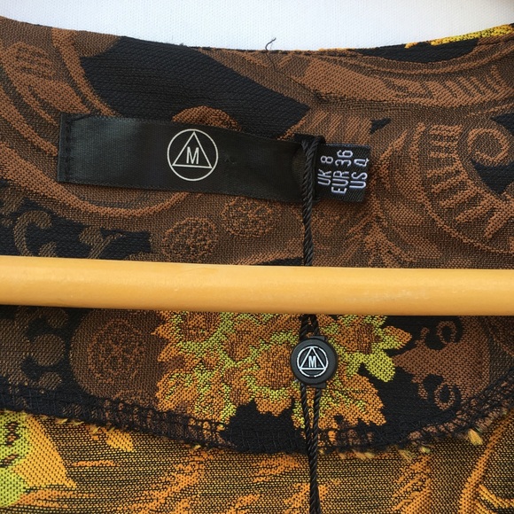 ASOS Missguided Brocade Baroque Mini Shift Dress - Picture 5 of 6